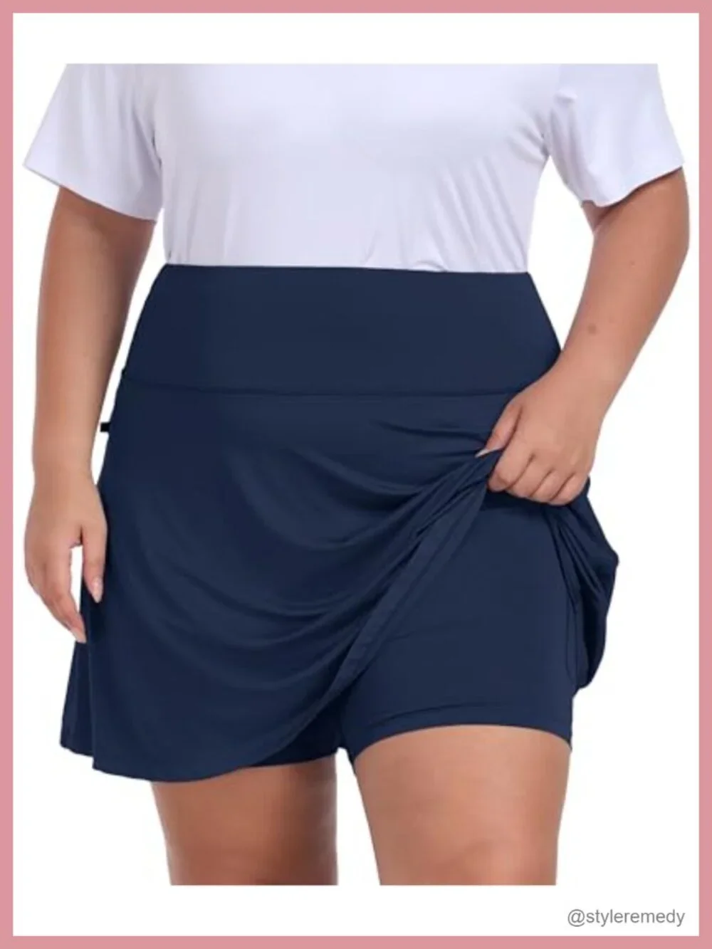 Women's Plus Size Athletic Skort 20